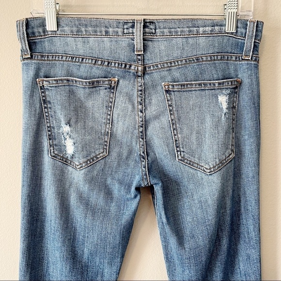 Current/Elliott The Stiletto Skinny Jeans Vintage NY Repair Medium Wash Size 27 - Picture 8 of 12